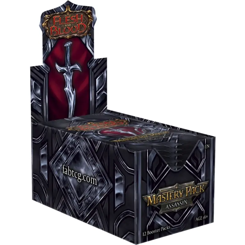 Flesh & Blood TCG - Mastery Pack Assassin Booster Display (12 Packs) - EN