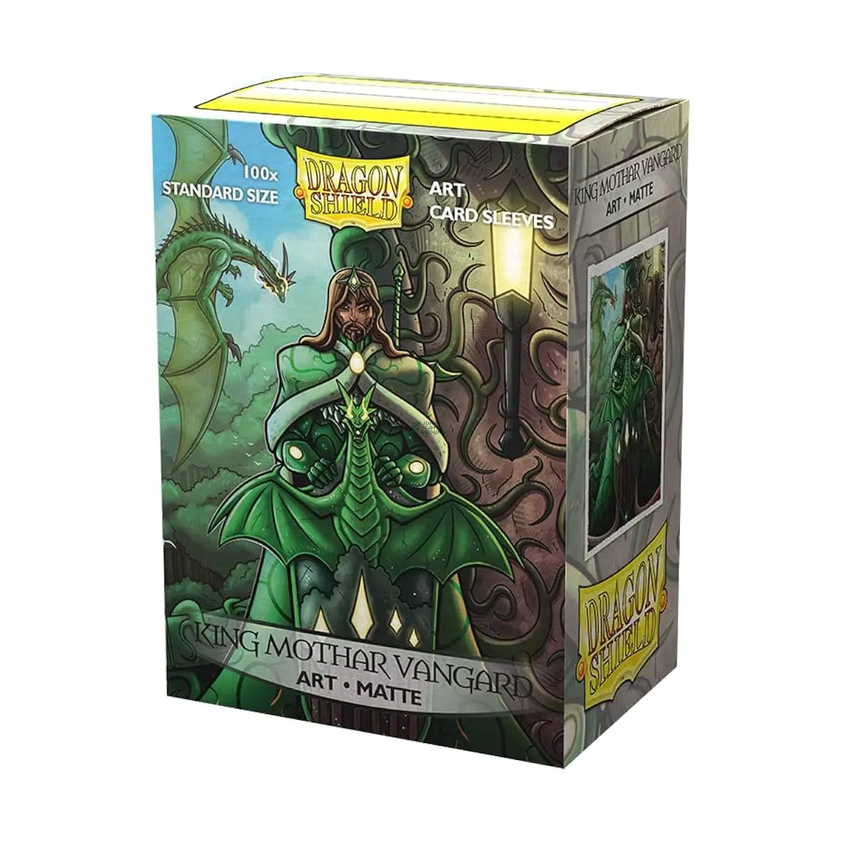 Dragon Shield Standard Brushed Art Sleeves - King Mothar Vangard