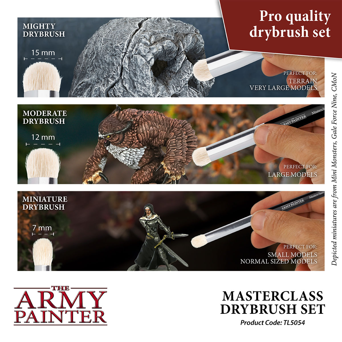 Army Painter : Masterclass Drybrush Set