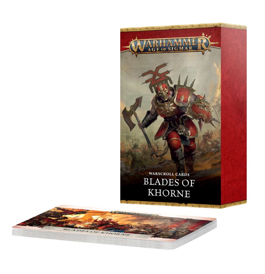 Warscroll Cards: Blades of Khorne (Englisch)