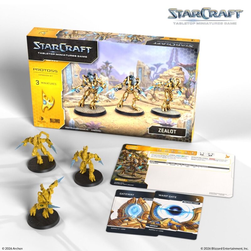 StarCraft Miniatures Game - Zealot - Protoss - Expansion Set