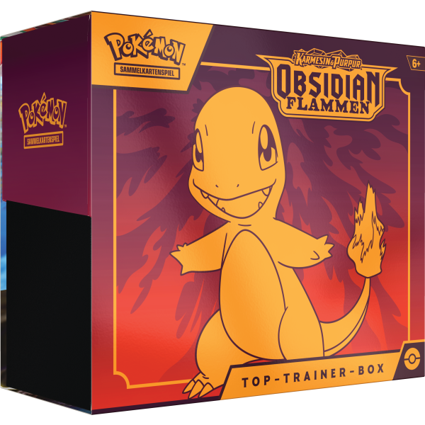 Pokemon Top-Trainer-Box Obsidian Flammen