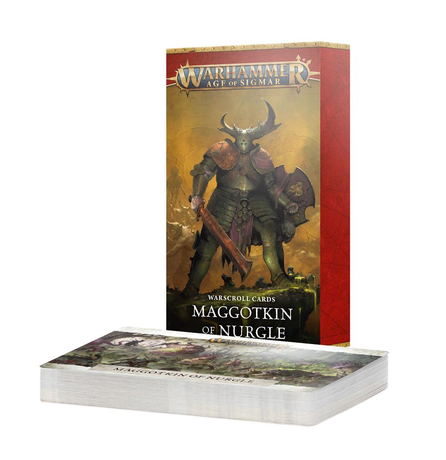 Warscroll Cards: Maggotkin of Nurgle (Englisch)