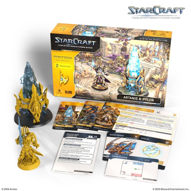StarCraft Miniatures Game - Artanis (Hierarch) - Protoss - Hero Expansion Set