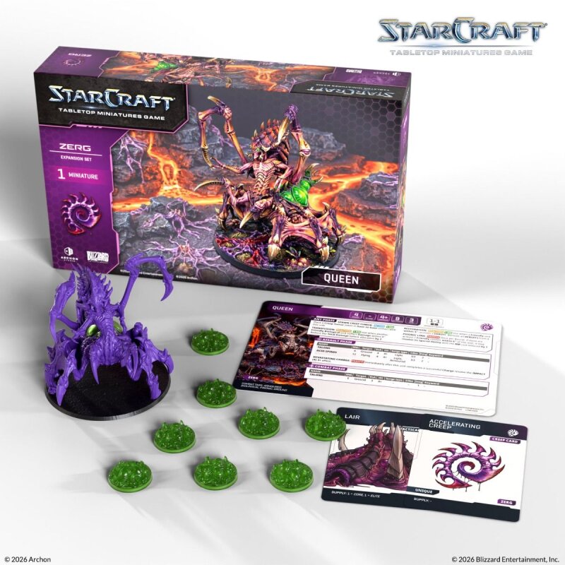 StarCraft Miniatures Game - Queen - Zerg - Expansion Set