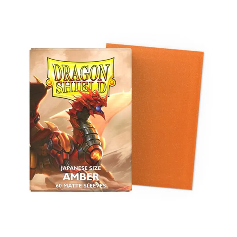  Dragon Shield Small Sleeves - Japanese Dual Matte Amber (60 Sleeves)  