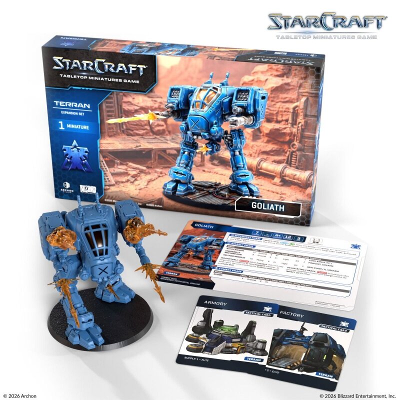 StarCraft Miniatures Game - Goliath - Terran - Expansion Set