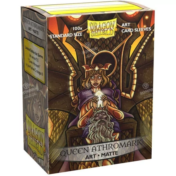 Dragon Shield Standard Brushed Art Sleeves - Queen Athromark