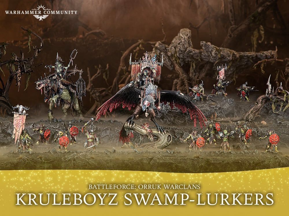 Battleforce-Box: Orruk Warclans Kruleboyz Swamp-Lurkers