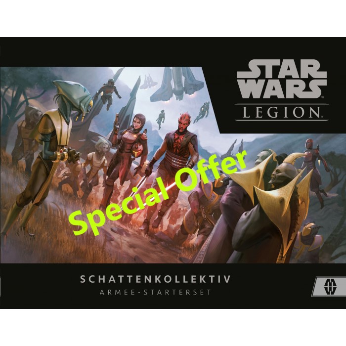 Star Wars: Legion – One Klick Einsteiger Set: Schattenkollektiv "Pyke Syndikate" oder "Schwarze Sonne"