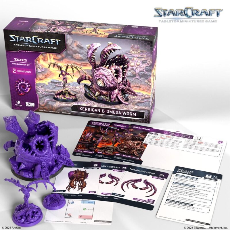 StarCraft Miniatures Game - Kerrigan (Primal Kerrigan) - Zerg - Hero Expansion Set