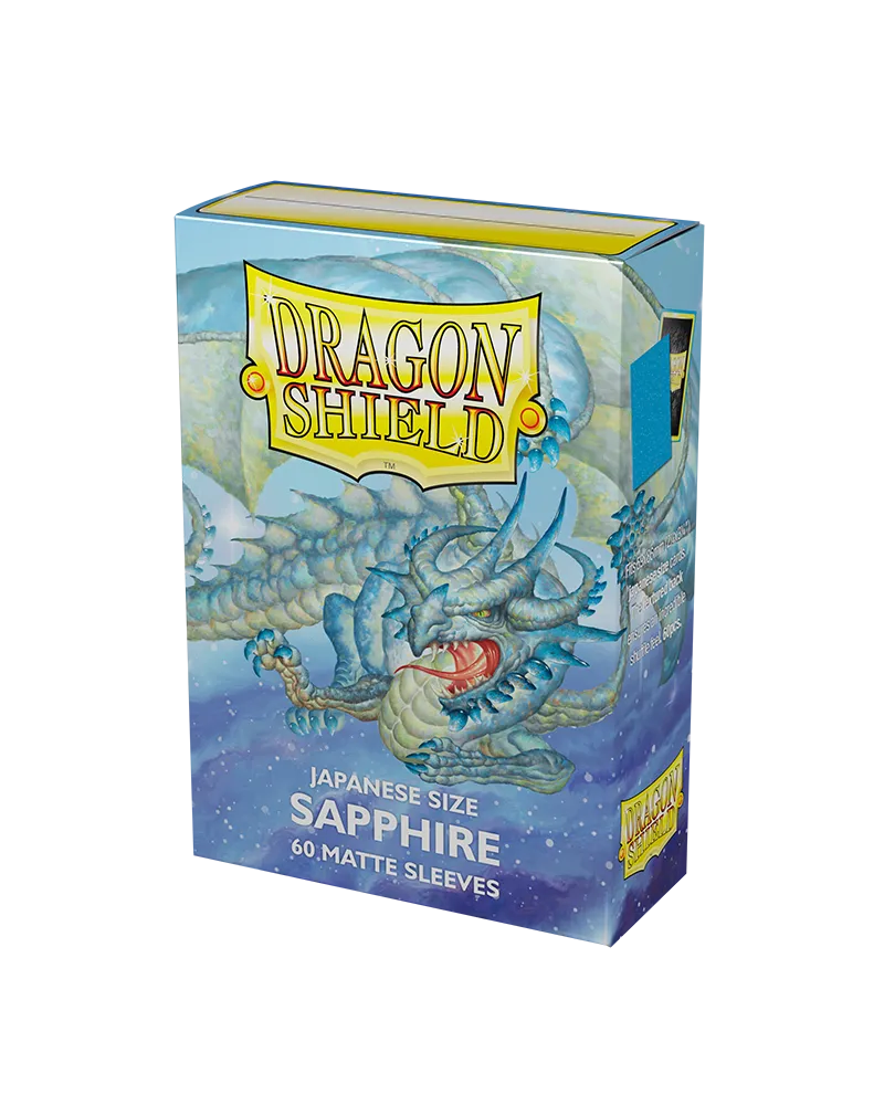  Dragon Shield Japanese size Dual Matte Sleeves - Saphirblau (60 Sleeves)  