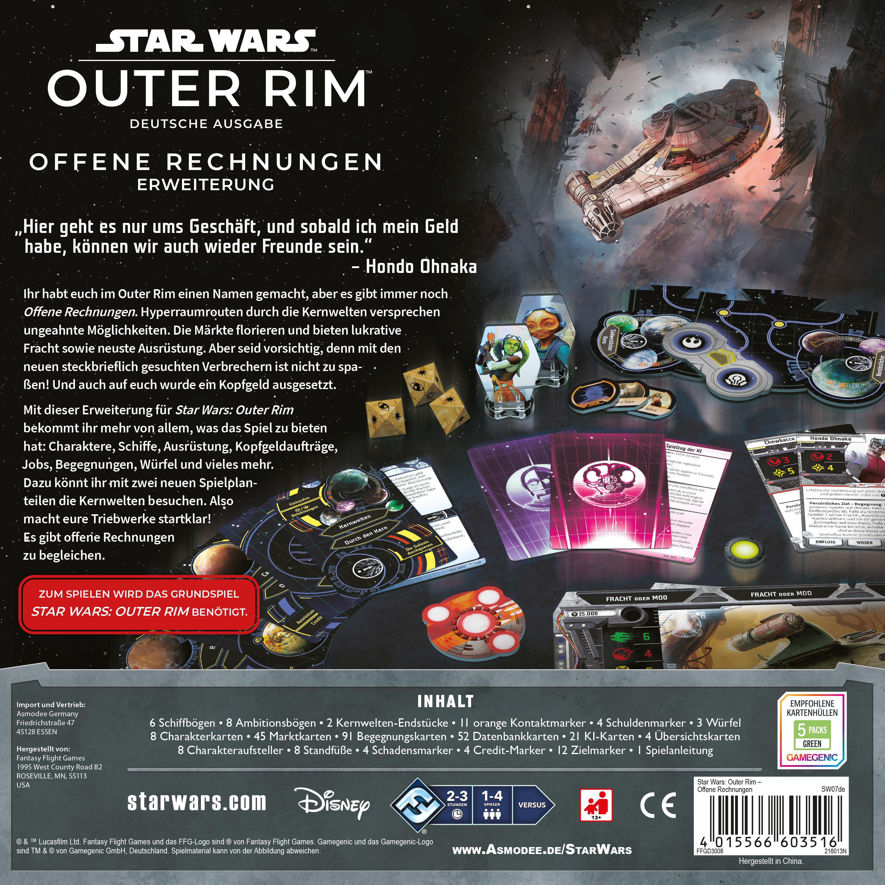 Star Wars: Outer Rim - Unfinished Business Expansion (ENG)
