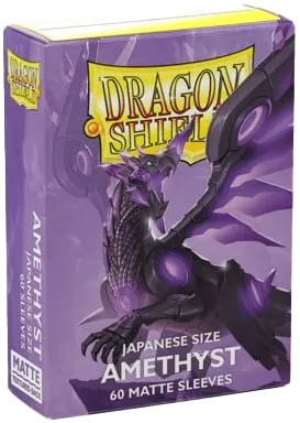  Dragon Shield Japanese size Dual Matte Sleeves - Amethyst (60 Sleeves)  