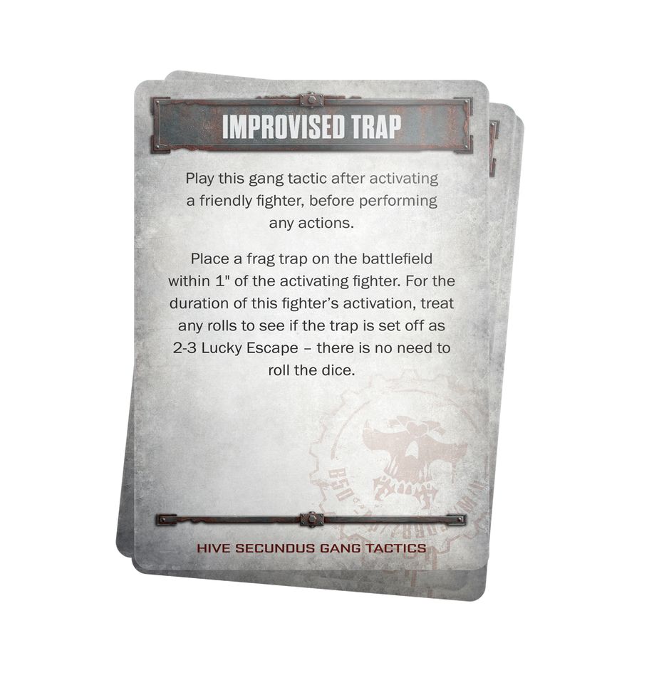 Hive Secundus Gang Tactics Cards (Englisch)