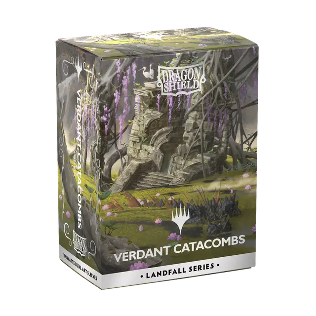 Standart Size Card Sleeves: "Landfall Series" - Verdant Catacomb