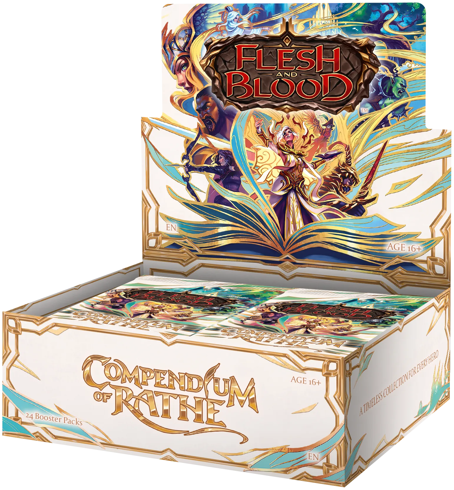  Flesh & Blood TCG - Compendium of Rathe Booster Display (24 Packs) - EN