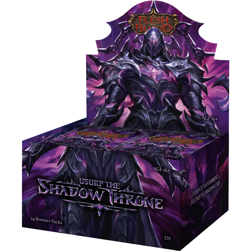  Flesh & Blood TCG - Usurp the Shadow Throne Booster Display (24 boosters) - EN