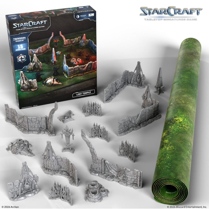StarCraft Miniatures Game - Lost Temple Terrain Expansion Set