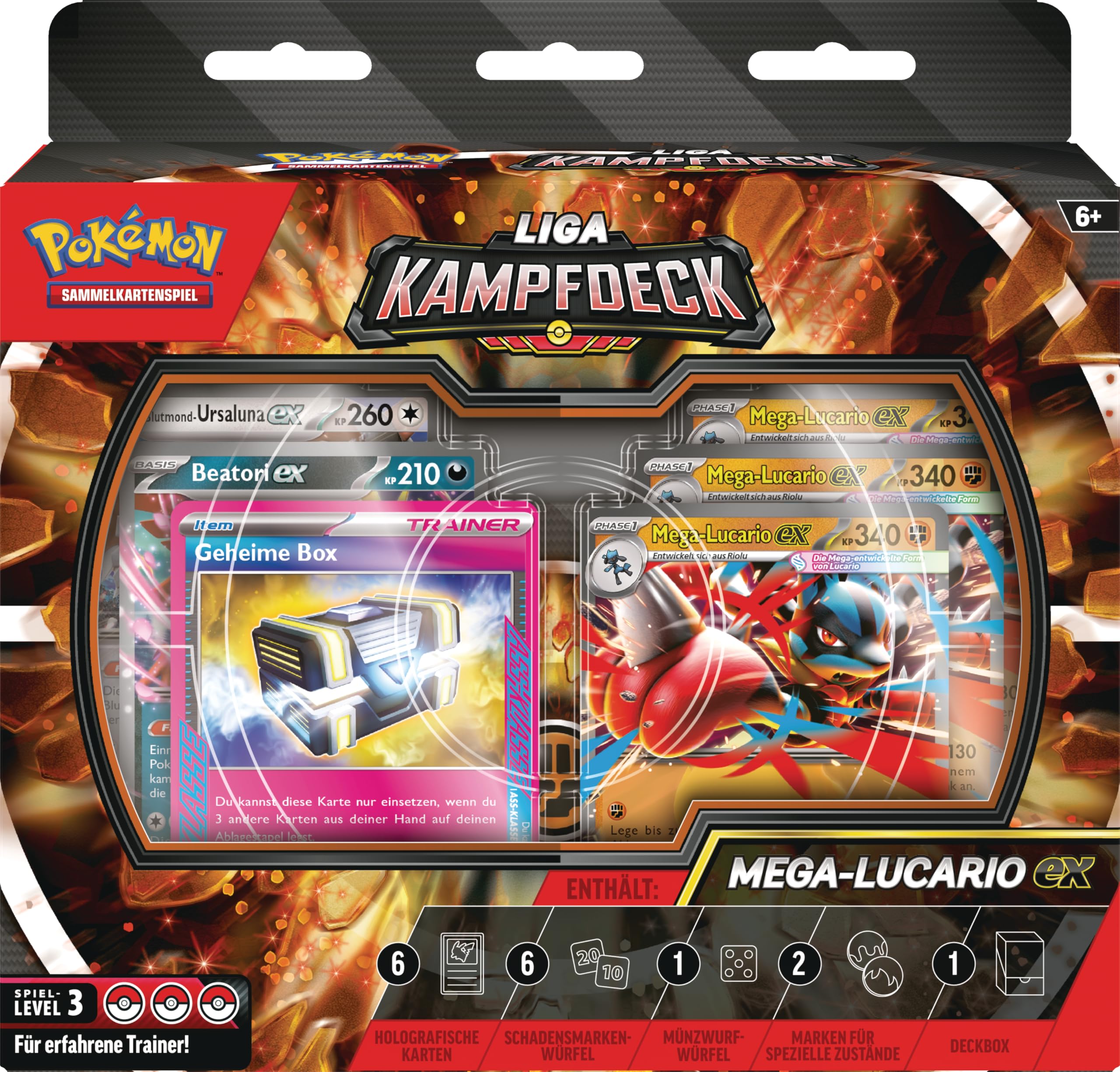 Pokemon Liga Kampfdeck Mega Lucario Ex
